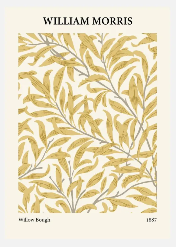 William Morris - Willow Bough 12 Canvastavla (30x40 cm)