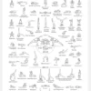 Yoga Black And White Lll Canvastavla (30x40 cm)